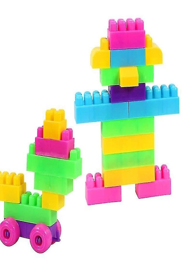 RPC99 Building Blocks for Kids - 165 Pcs Including Wheels, Bag Packing, Best Gift Toy, Multicolour (Blocks with Wheels) - Image 4